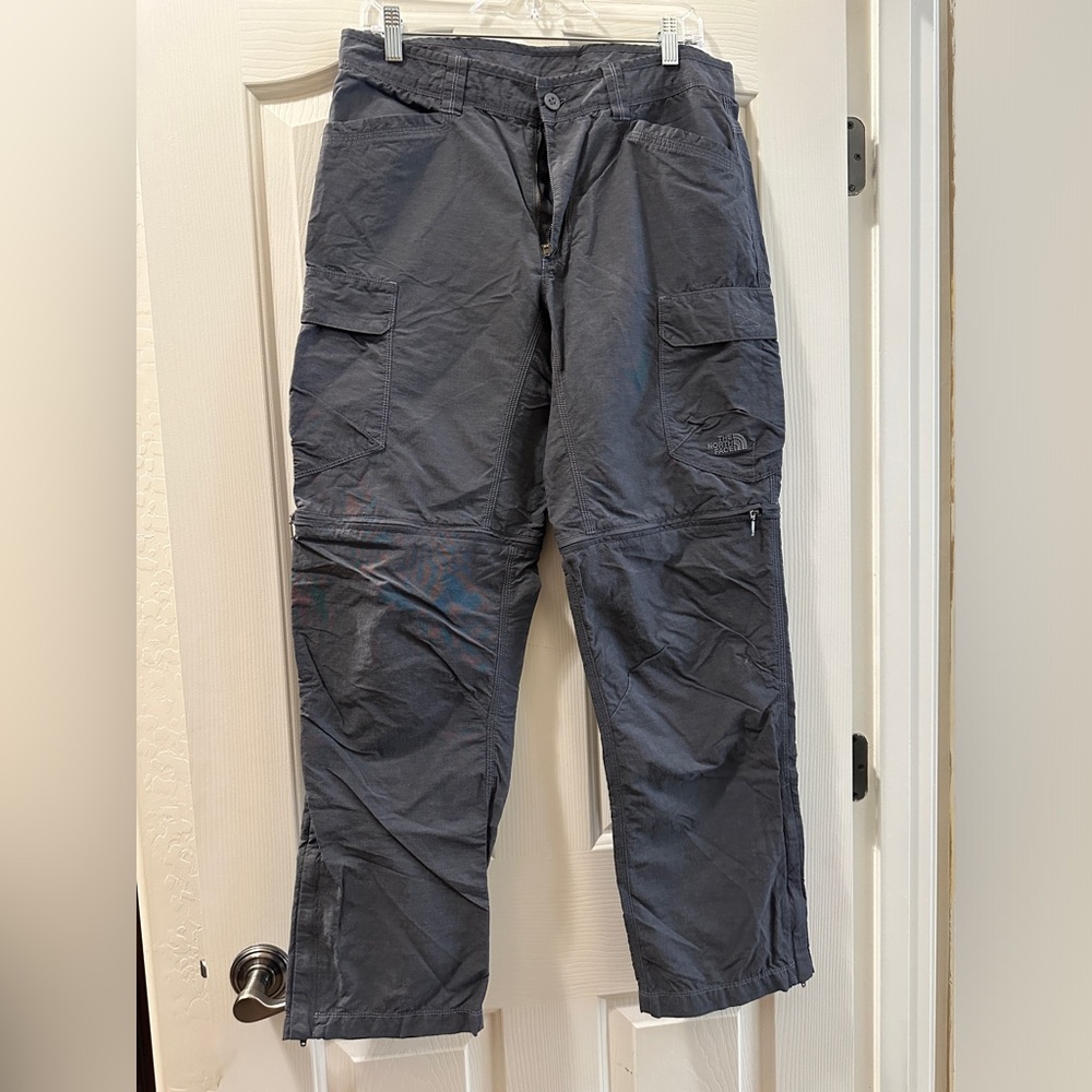 North Face pants-to-shorts pants in grey